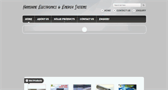 Desktop Screenshot of hamshineelectronics.net